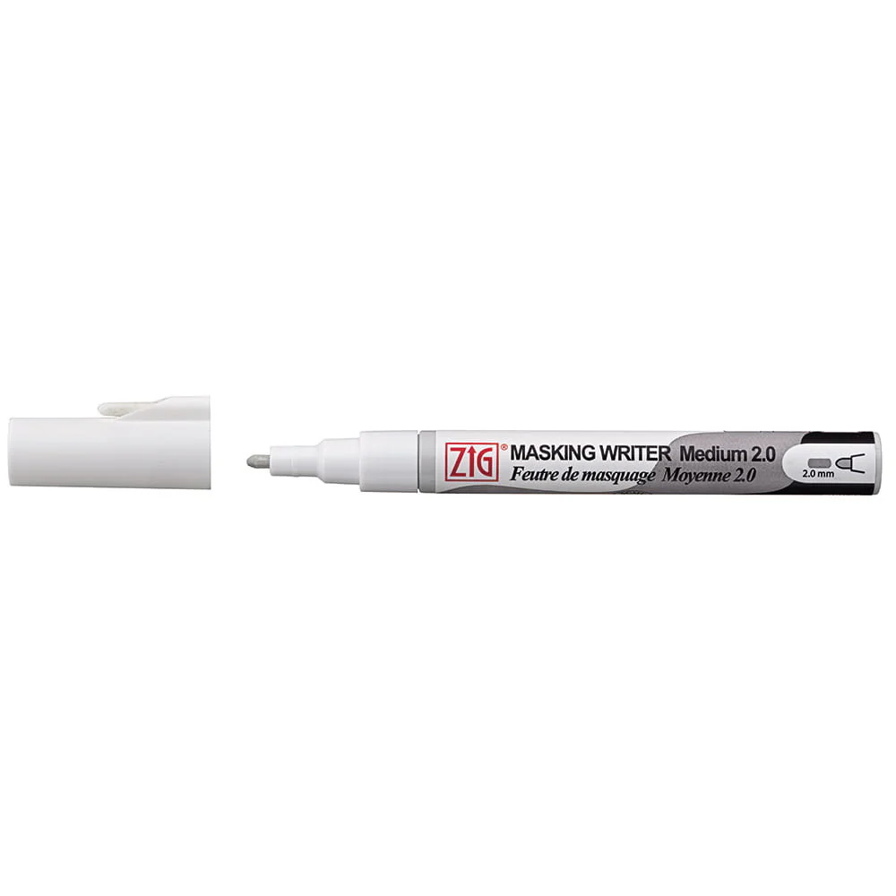 Marker maskujący do akwareli Kuretake | 2,0 mm - Image 3