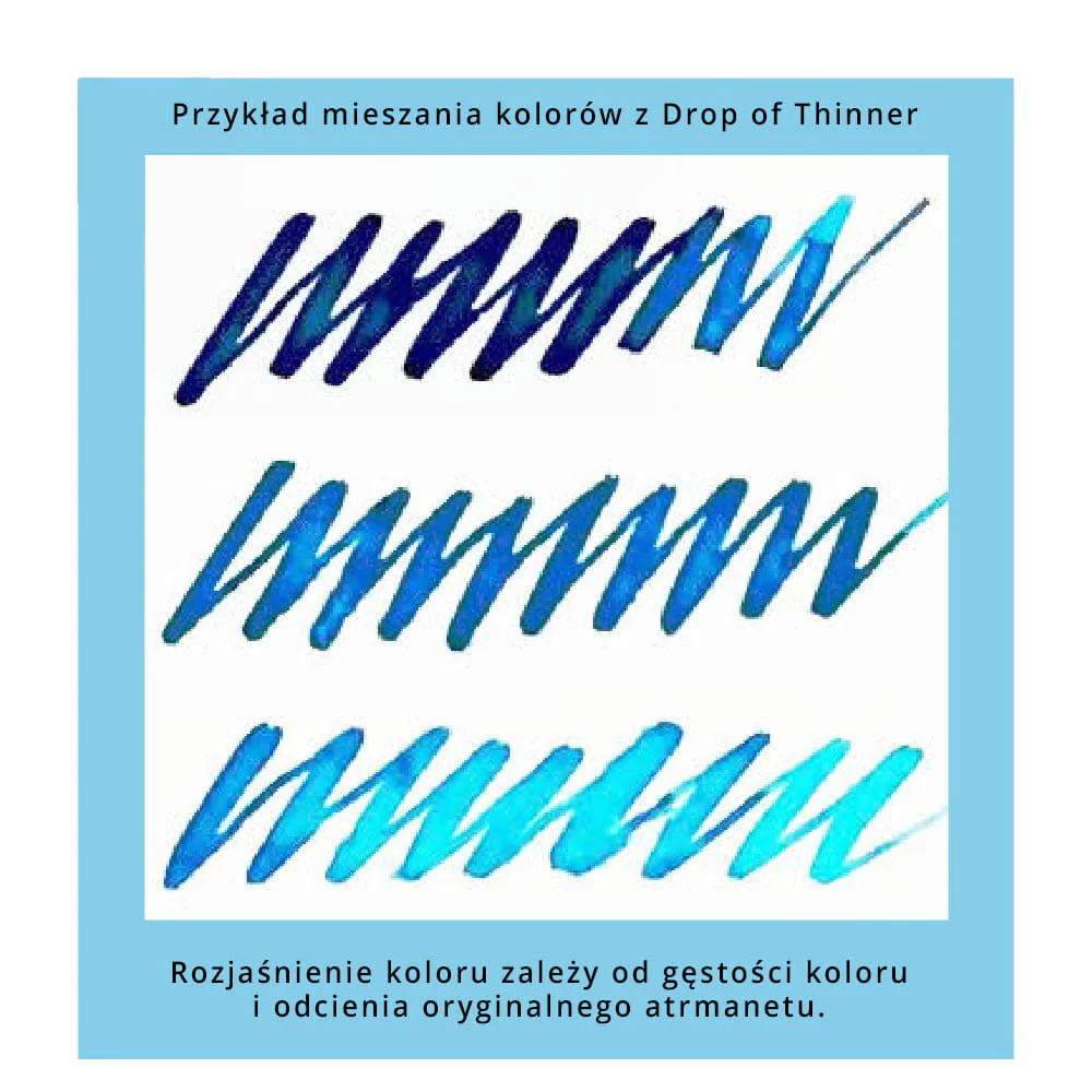 Medium rozjaśniające kolor tuszu Kuretake | Drop of Thinner - Image 2