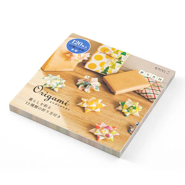 Midori Blok Papieru Origami Akwarele 120 arkuszy - Image 2