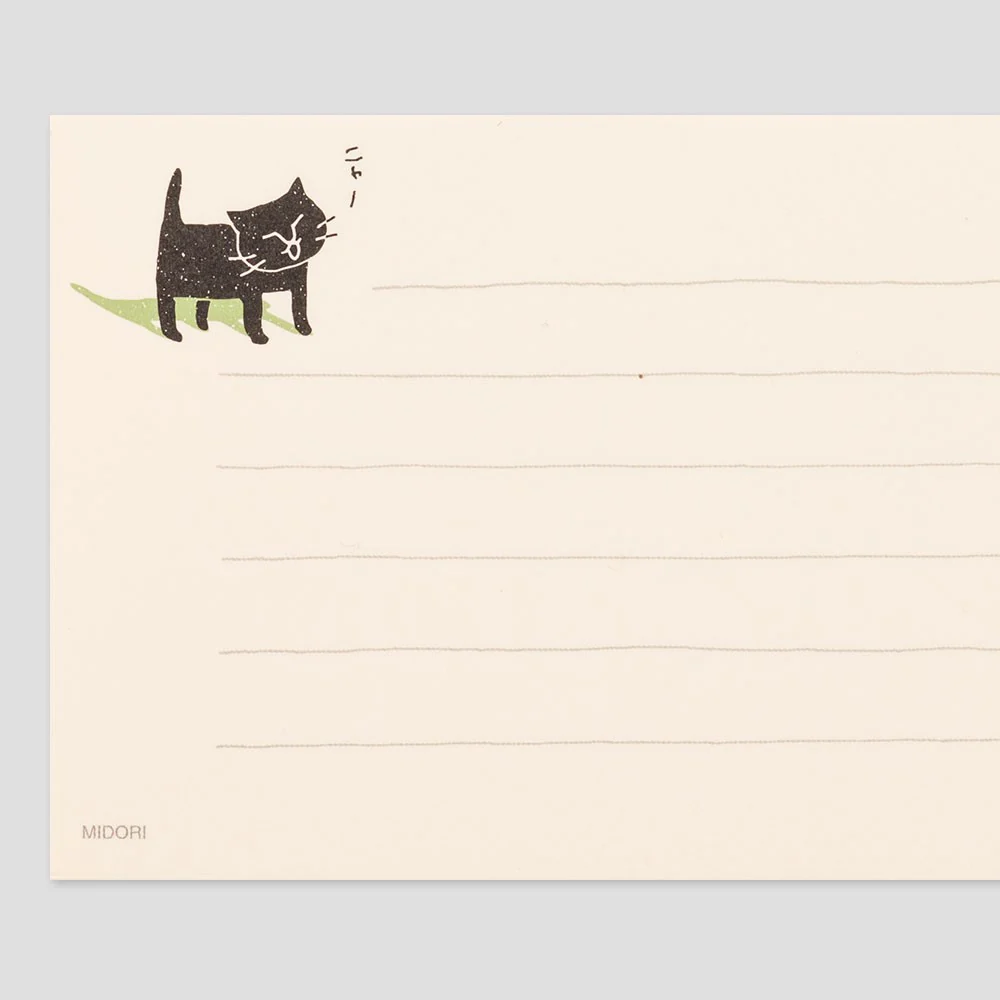 Midori Papier listowy Easygoing | Kot - Image 4
