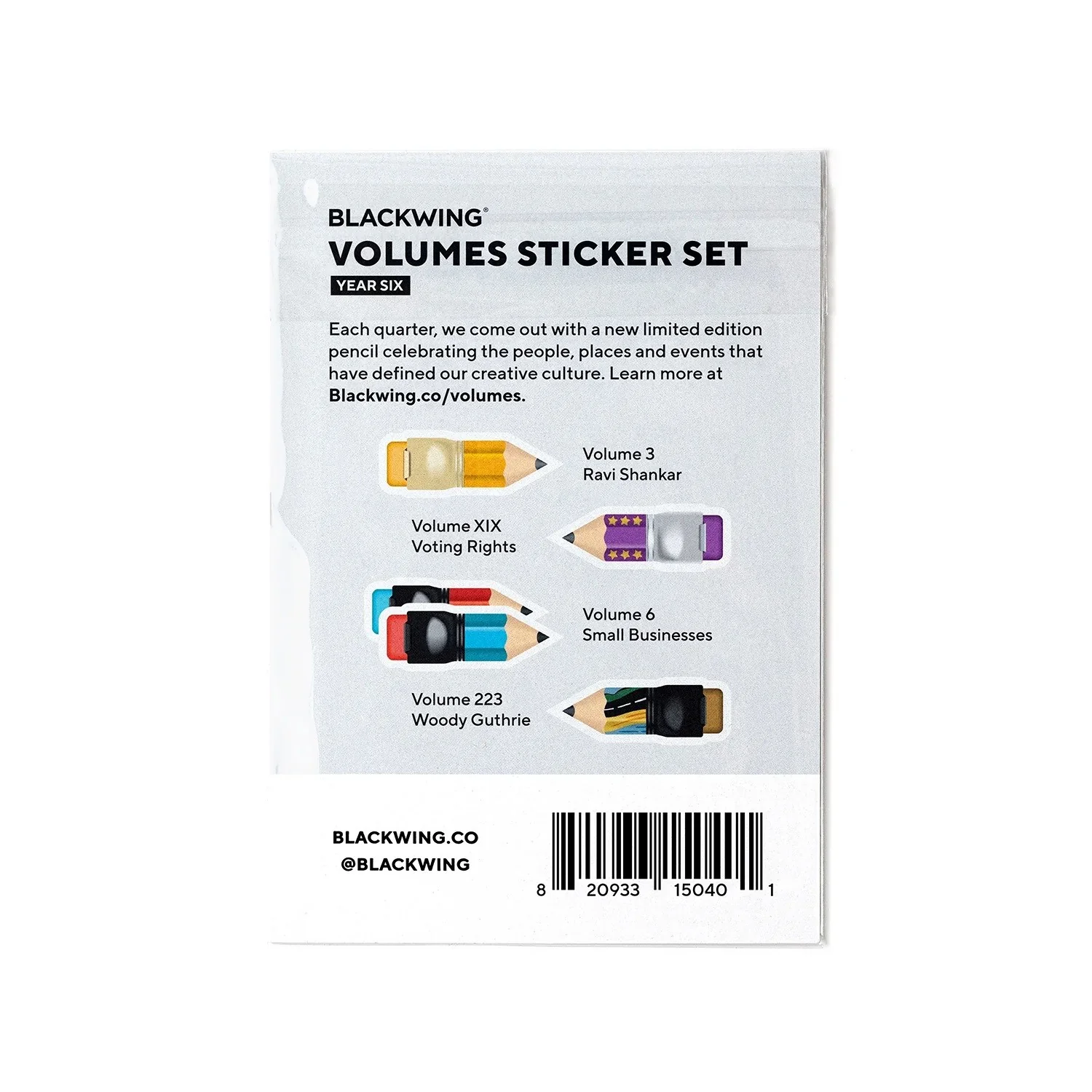 Naklejki BLACKWING Volumes Sticker Set | Year 6 - Image 3