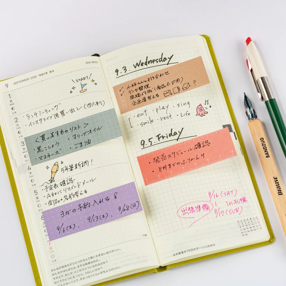 Naklejki Hobonichi | TSUKI no IRO: Karteczki indeksujące - Guide - Image 2