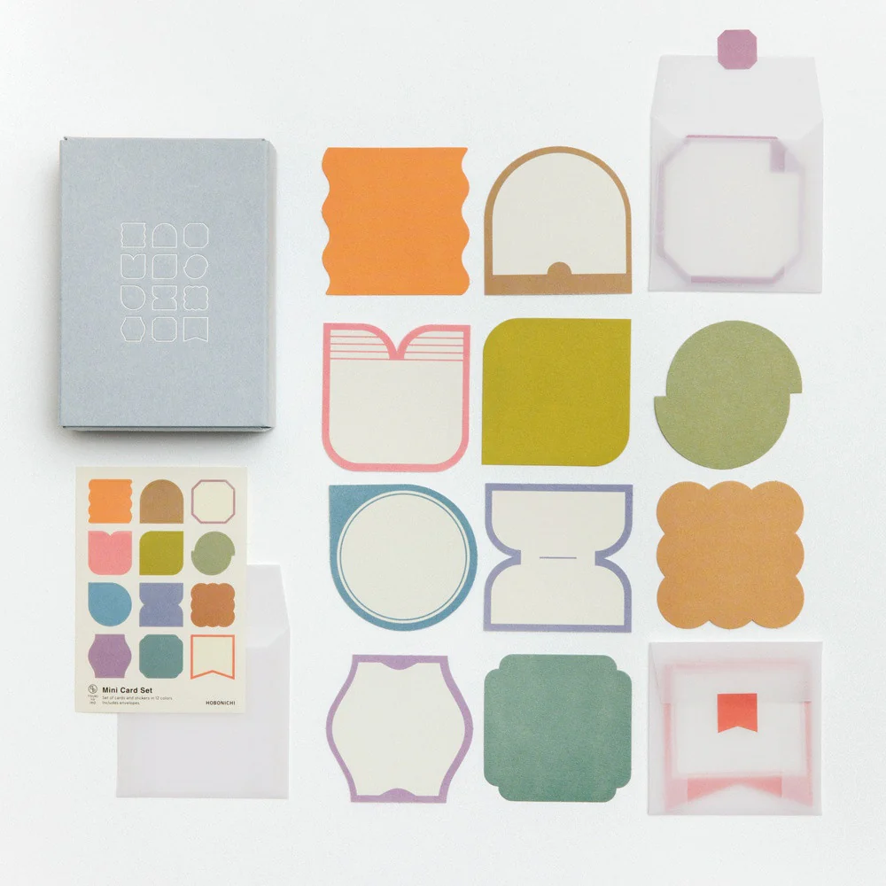 Naklejki Hobonichi | TSUKI no IRO: Mini Card Set - Image 2