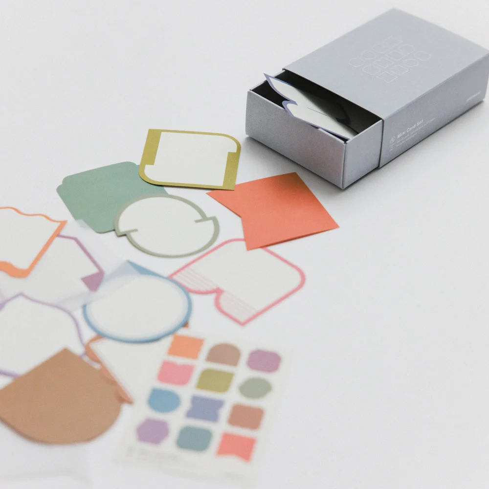 Naklejki Hobonichi | TSUKI no IRO: Mini Card Set - Image 8