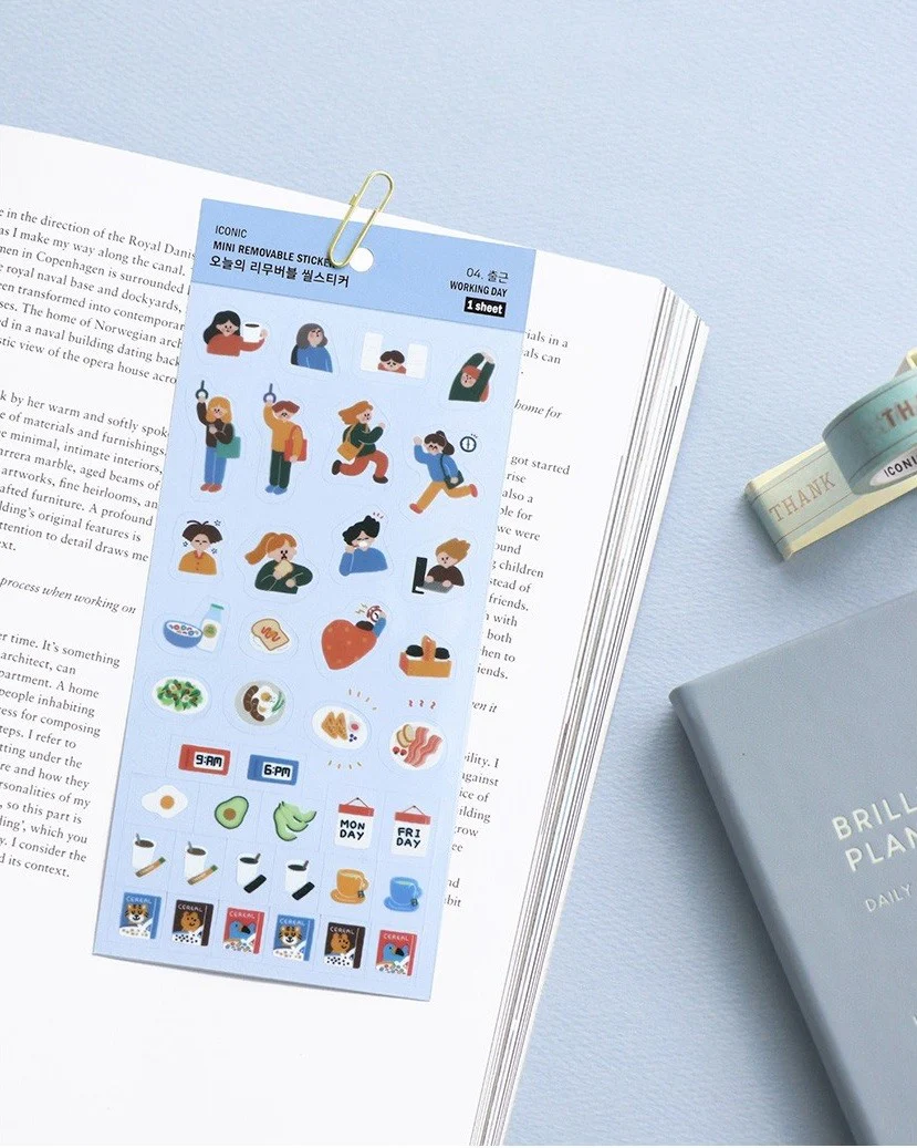 Naklejki ICONIC Haru Today Mini Removable Sticker - Image 10