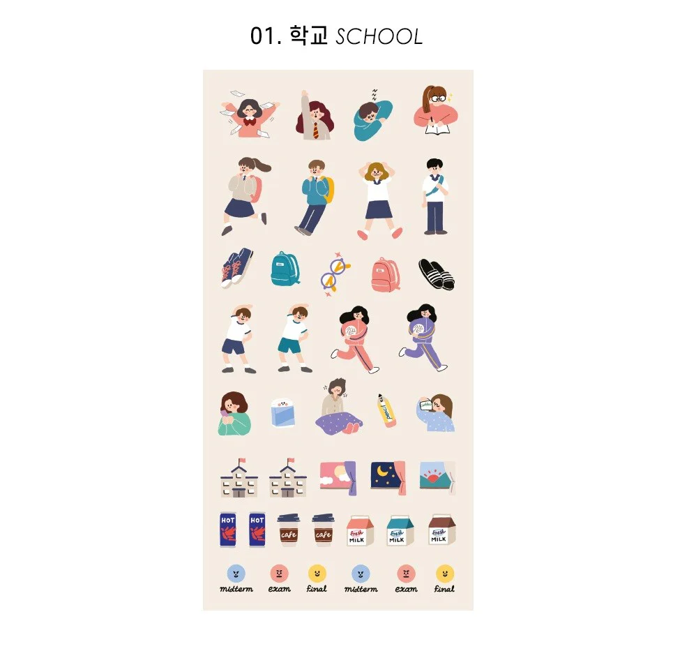 Naklejki ICONIC Haru Today Mini Removable Sticker - Image 12