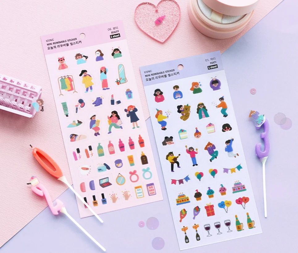 Naklejki ICONIC Haru Today Mini Removable Sticker - Image 18