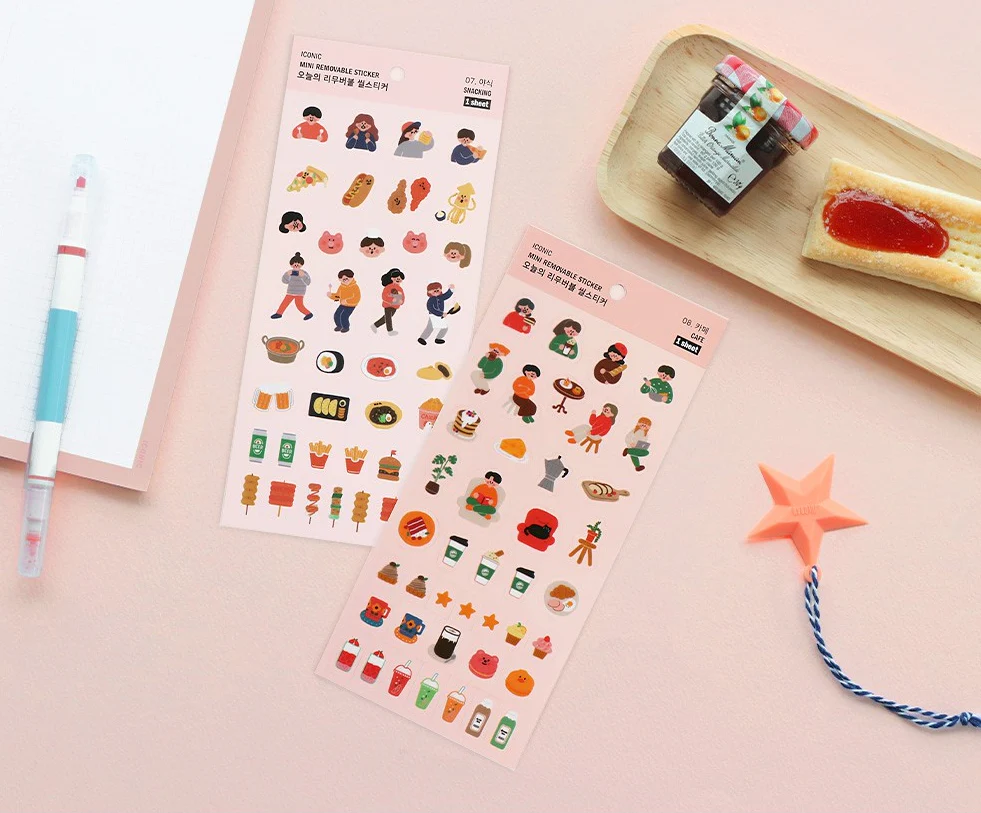 Naklejki ICONIC Haru Today Mini Removable Sticker - Image 19