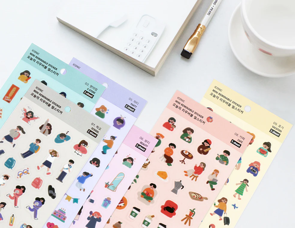 Naklejki ICONIC Haru Today Mini Removable Sticker - Image 21