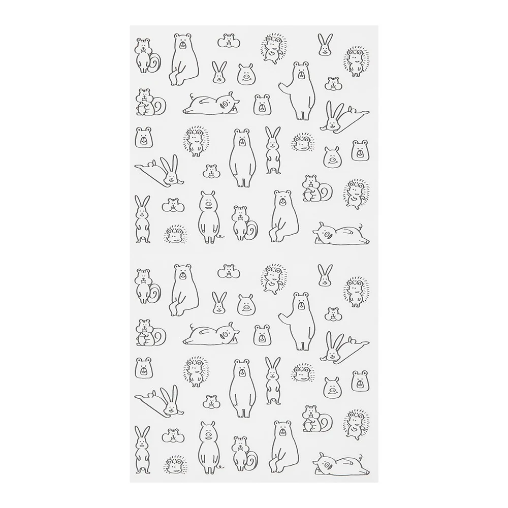 Naklejki Midori Sticker Collection Chat | Zwierzęta leśne - Image 2