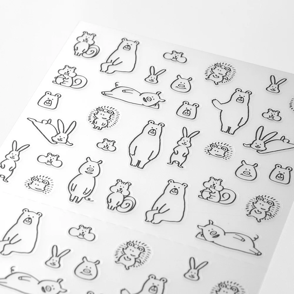 Naklejki Midori Sticker Collection Chat | Zwierzęta leśne - Image 3