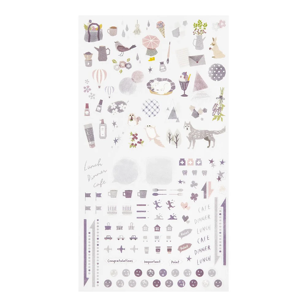 Naklejki Midori Sticker Collection Color | Lawenda - Image 2