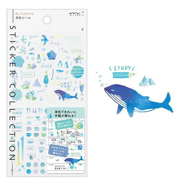 Naklejki Midori Sticker Collection Color | Niebieski - Image 3