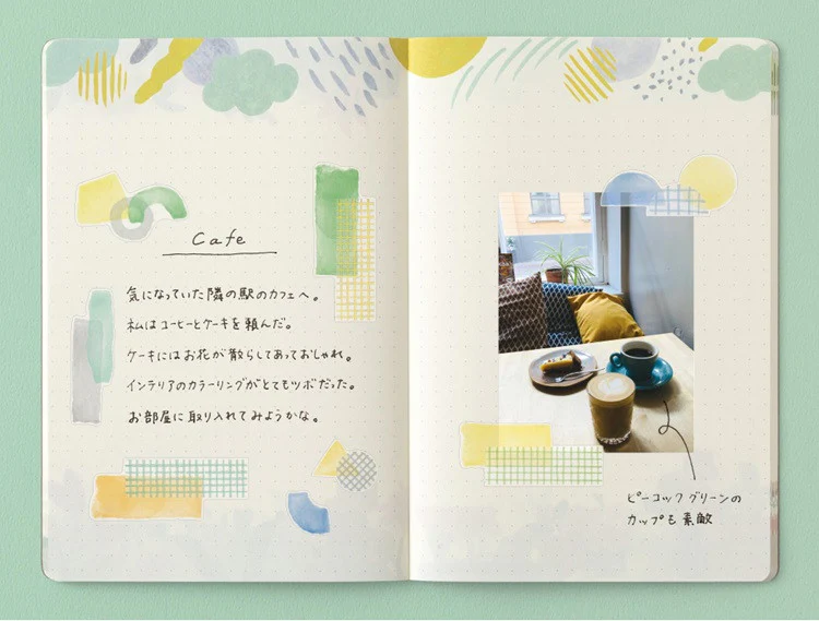 Naklejki Midori Yuru Log | Akwarelowe kształty - Image 3