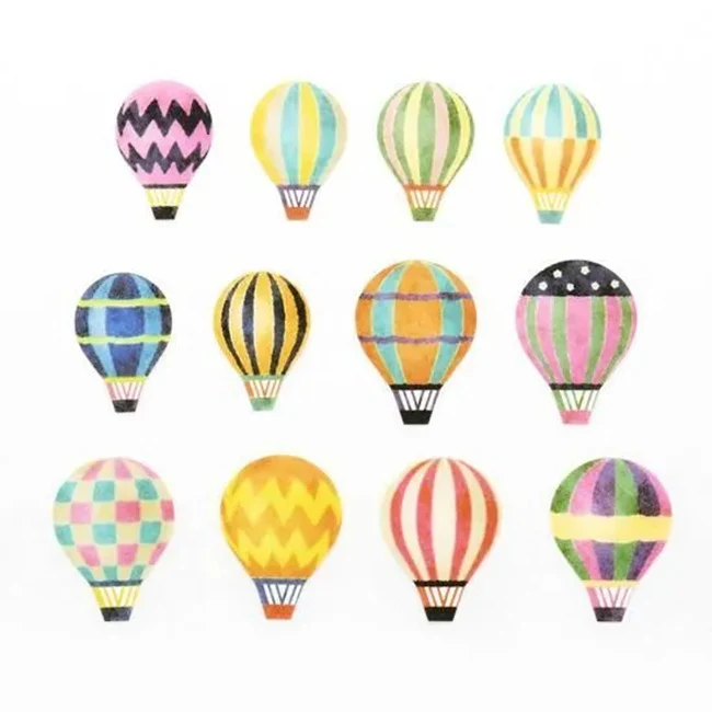 Naklejki Washi w taśmie | Balony - Image 3
