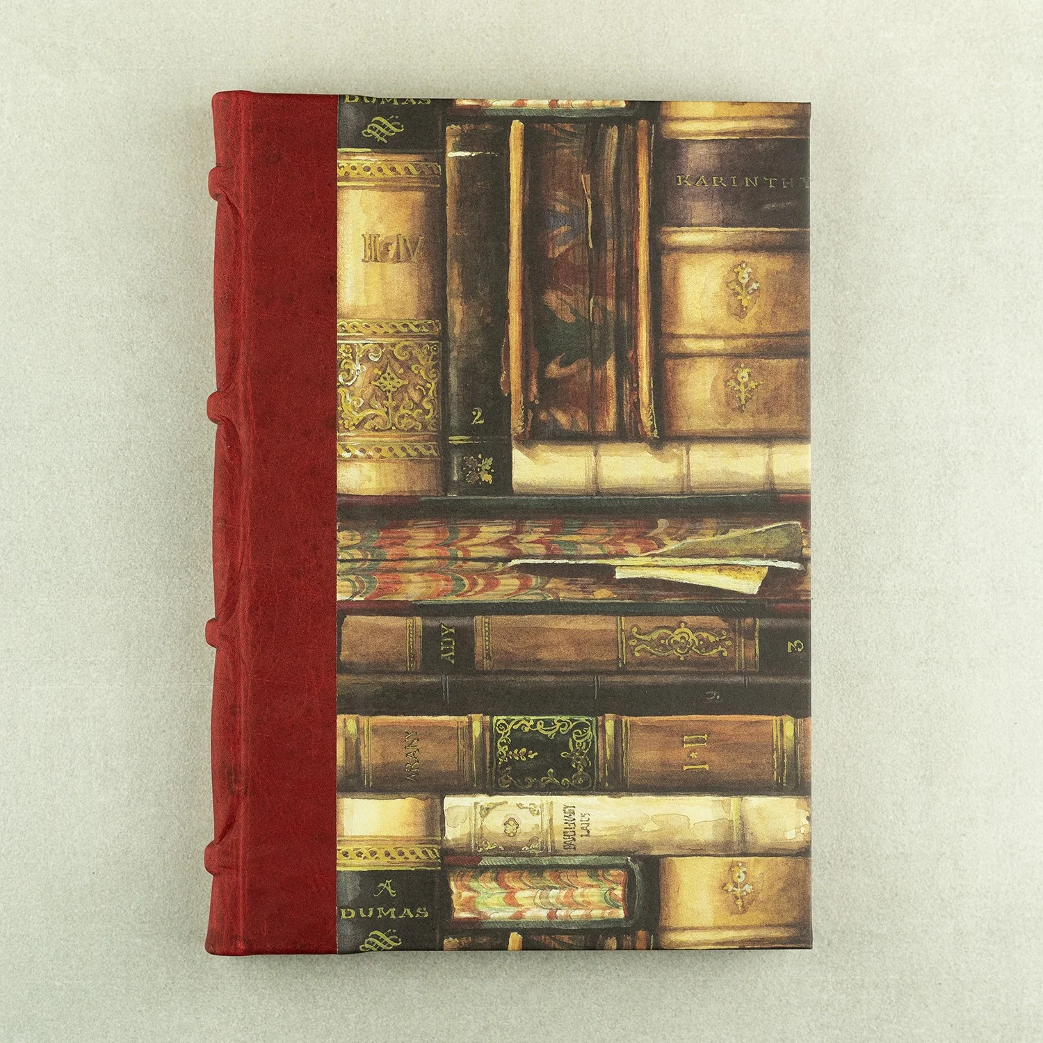 Notatnik Bomo Art Half Leather Bound Journal - Image 3
