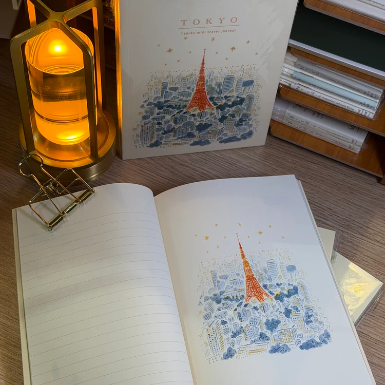 Notatnik ilustrowany L'apres-midi | Tokyo Tower by Night - Image 2