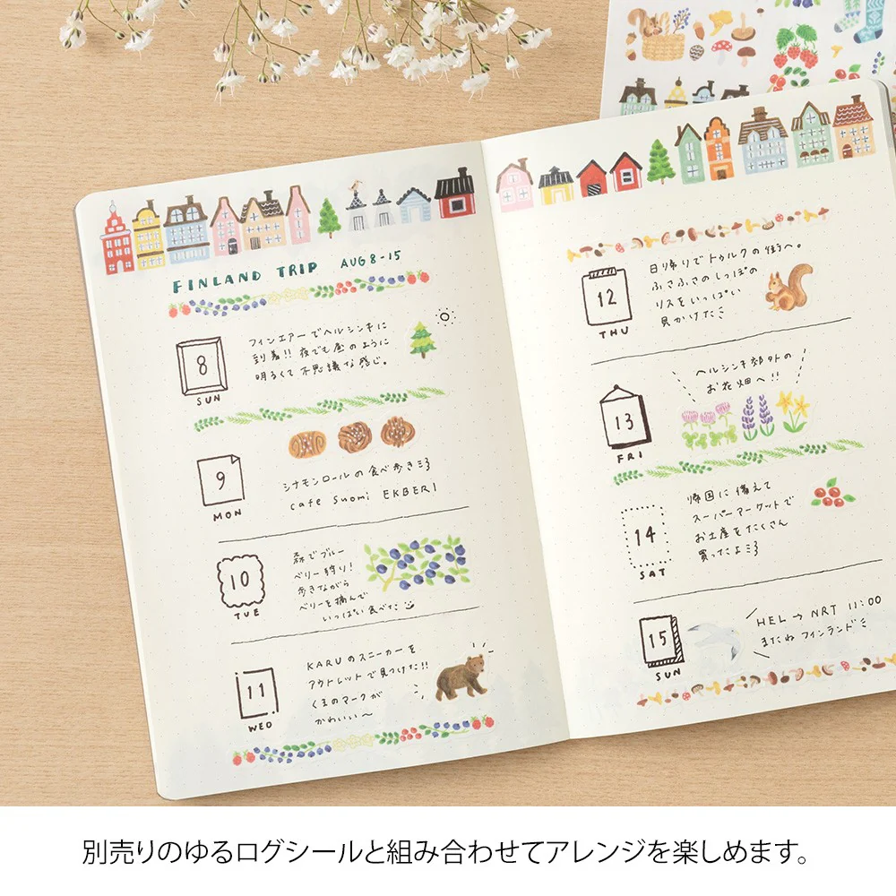 Notatnik Midori Yuru Log B6 | Skandynawia - Image 5