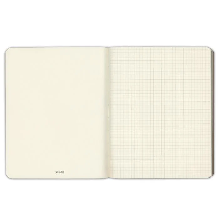 Notatnik w kratkę Gallery Leather Large Journal | Czarny - Image 3