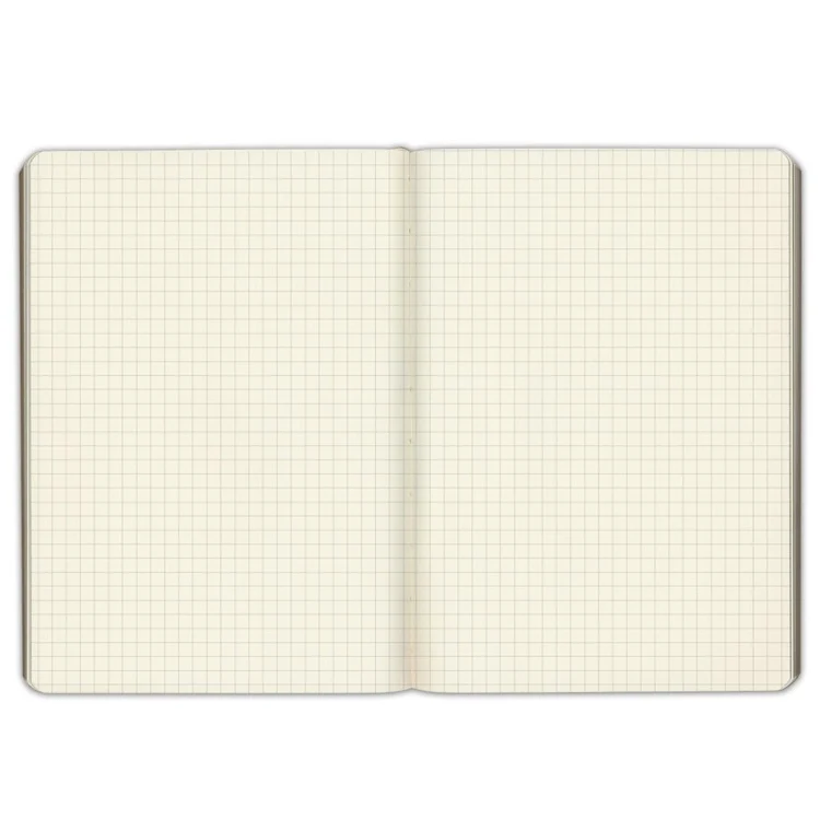 Notatnik w kratkę Gallery Leather Desk Journal | Brązowy ﻿ - Image 3