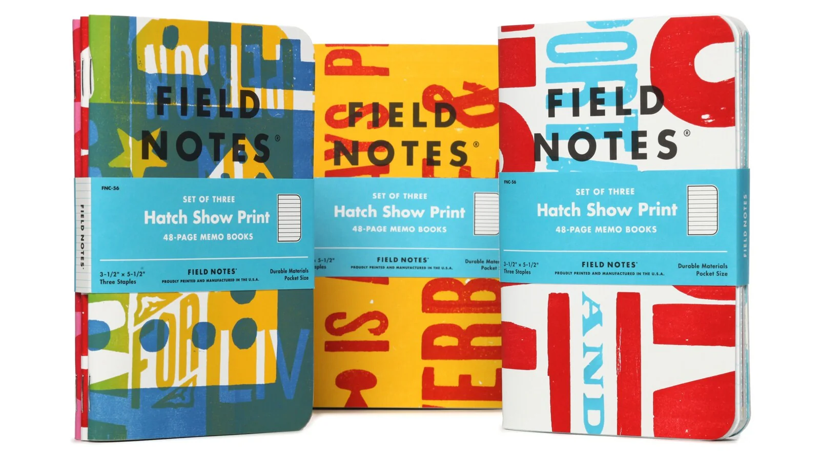 Notatniki Field Notes Hatch Show Print 3 pack w linie - Image 2