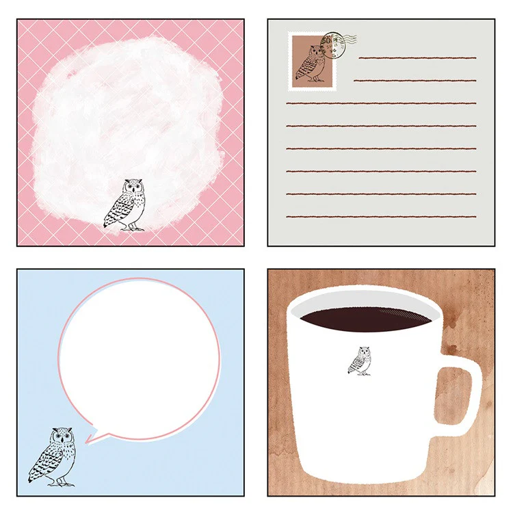 Notes 10x10 cm | Sowa - Image 2