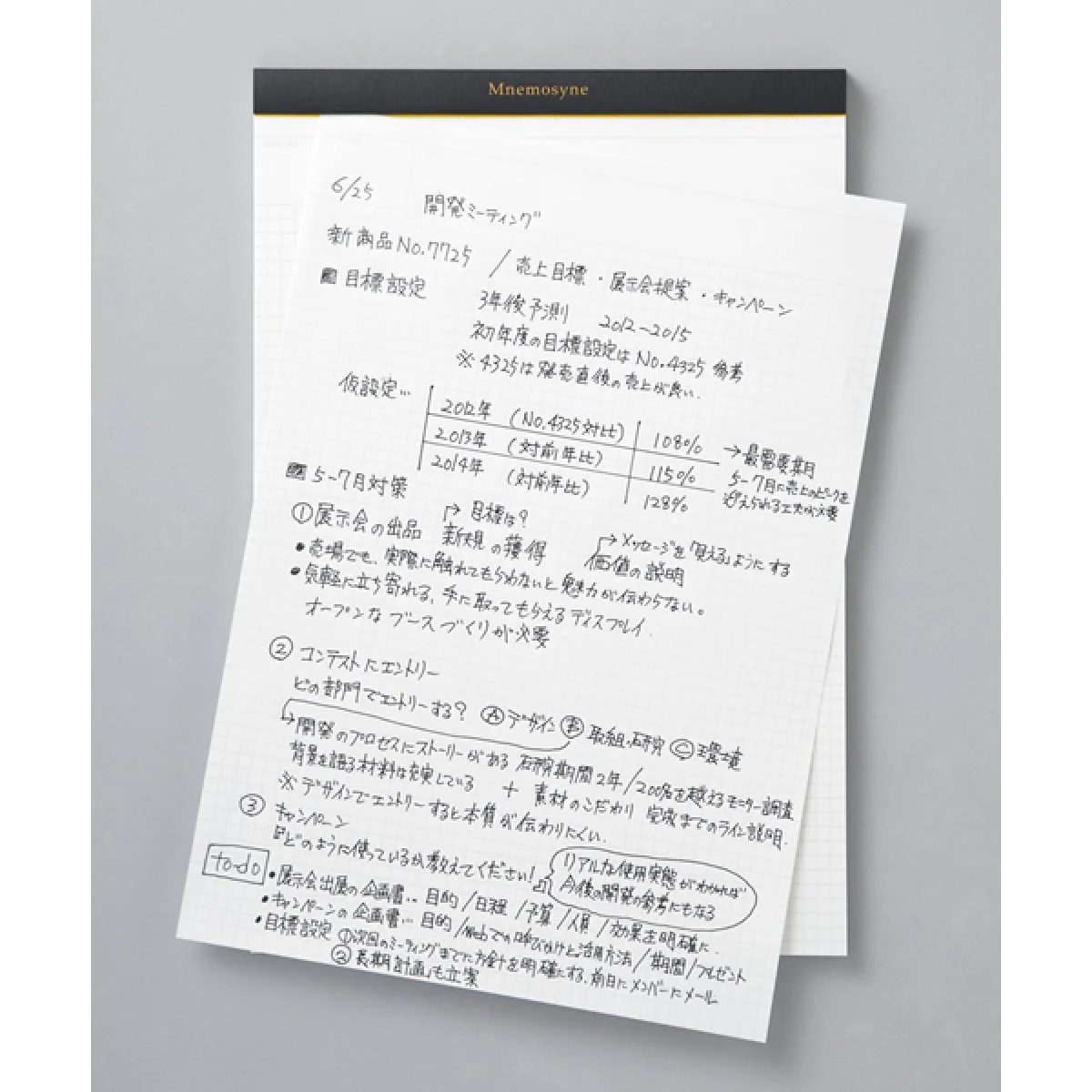 Notes Maruman Mnemosyne N187 Project Notepad | A4 - Image 6