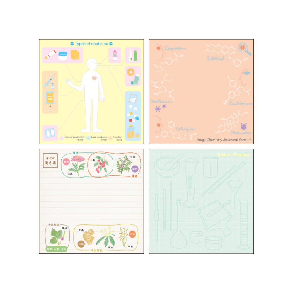 Notes Memo Pad Study Holic | Farmacja - Image 2