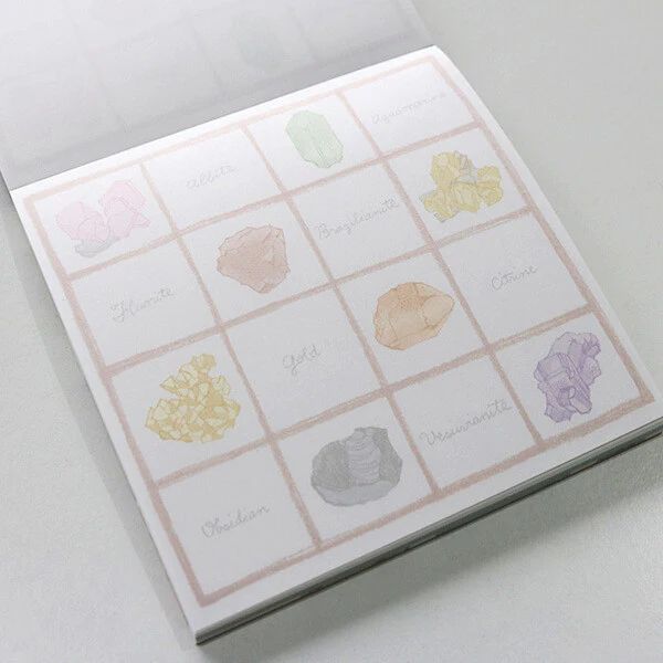 Notes Memo Pad Study Holic | Mineralogia - Image 4