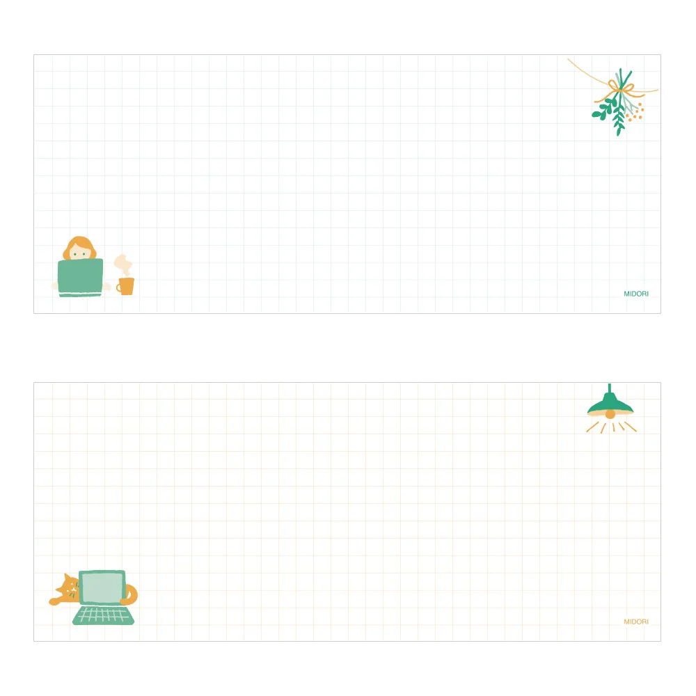 Notes na biurko Poziomy | Kratka - Image 3