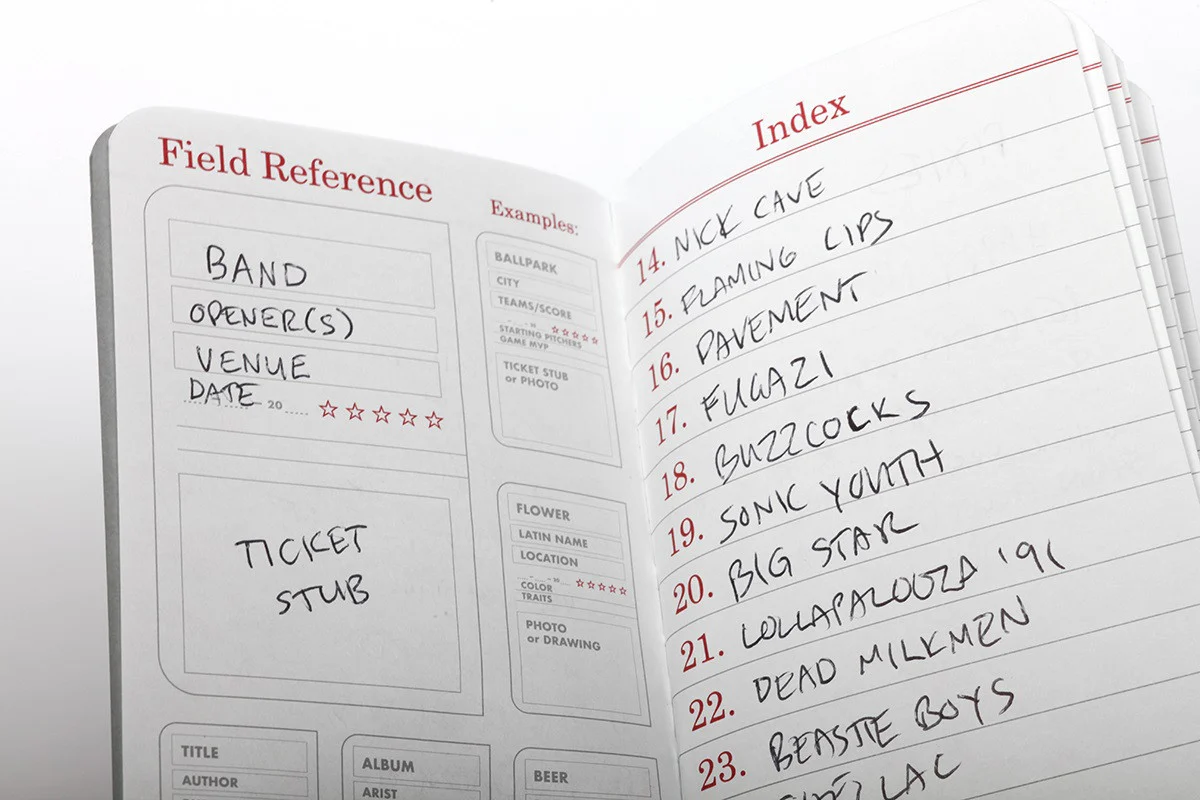 Notesy Field Notes Index | Log Book - Image 7