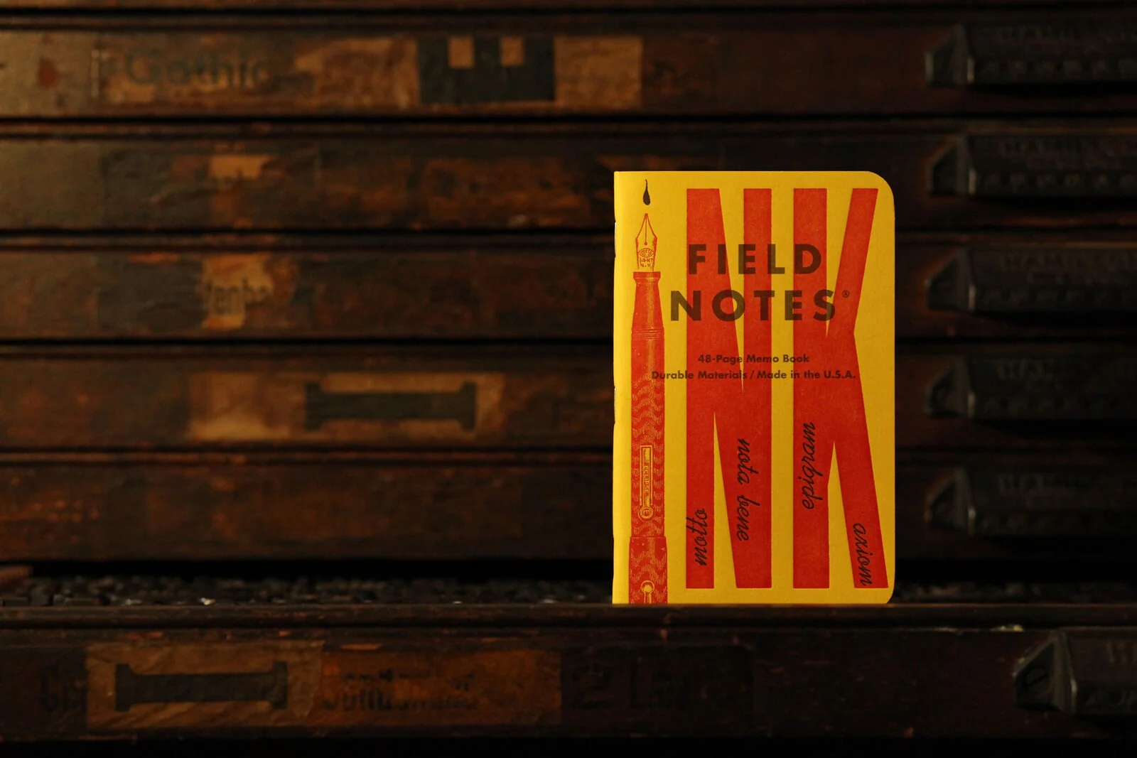 Notesy Field Notes United States of Letterpress B 3 szt. w kratkę - Image 3