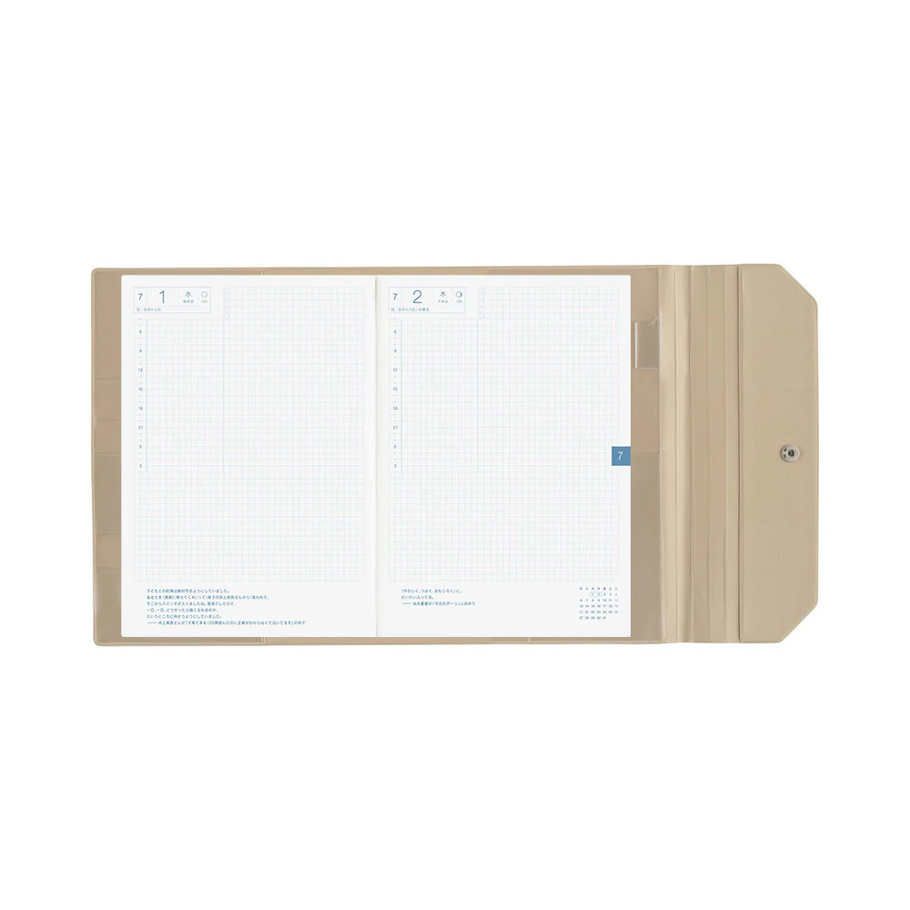 Okładka na kalendarz Hobonichi Techo A5 | Alettone (Gray) - Image 11