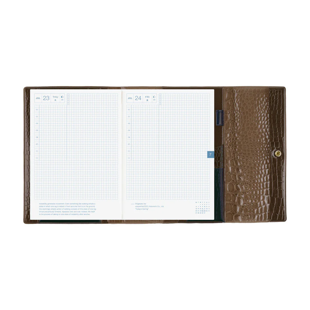 Okładka na kalendarz Hobonichi Techo A5 | beautiful people: Nothing to Hide (Black) - Image 12