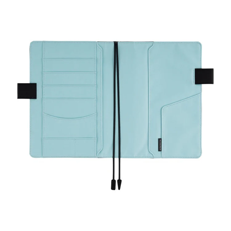 Okładka na kalendarz Hobonichi Techo A5 | Colors: Black x Clear Blue - Image 3