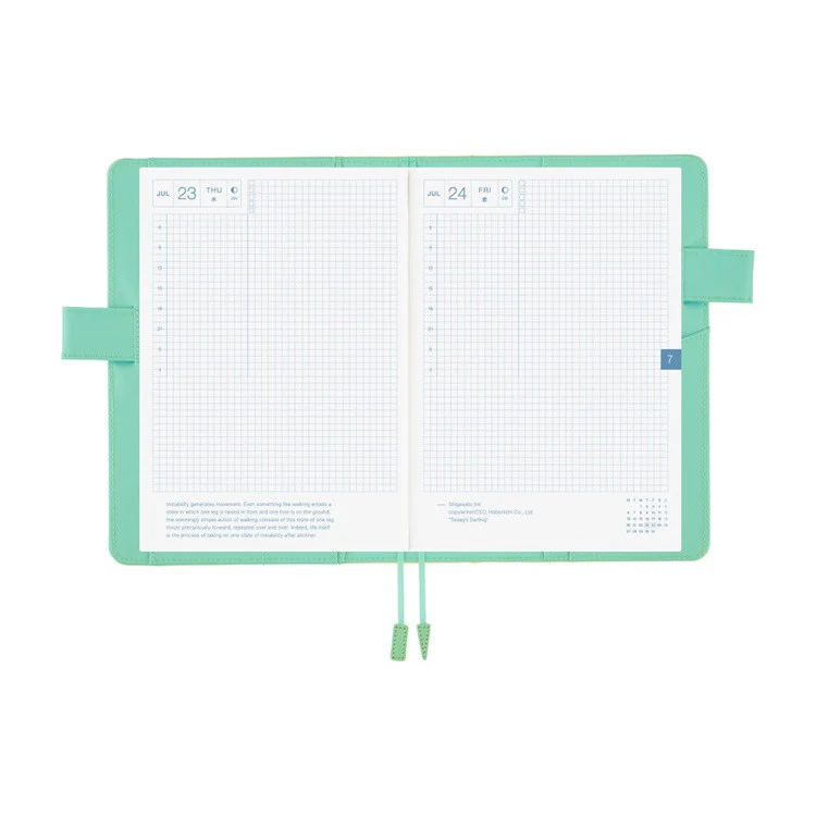 Okładka na kalendarz Hobonichi Techo A5 | Colors: Chamomile Mint - Image 8