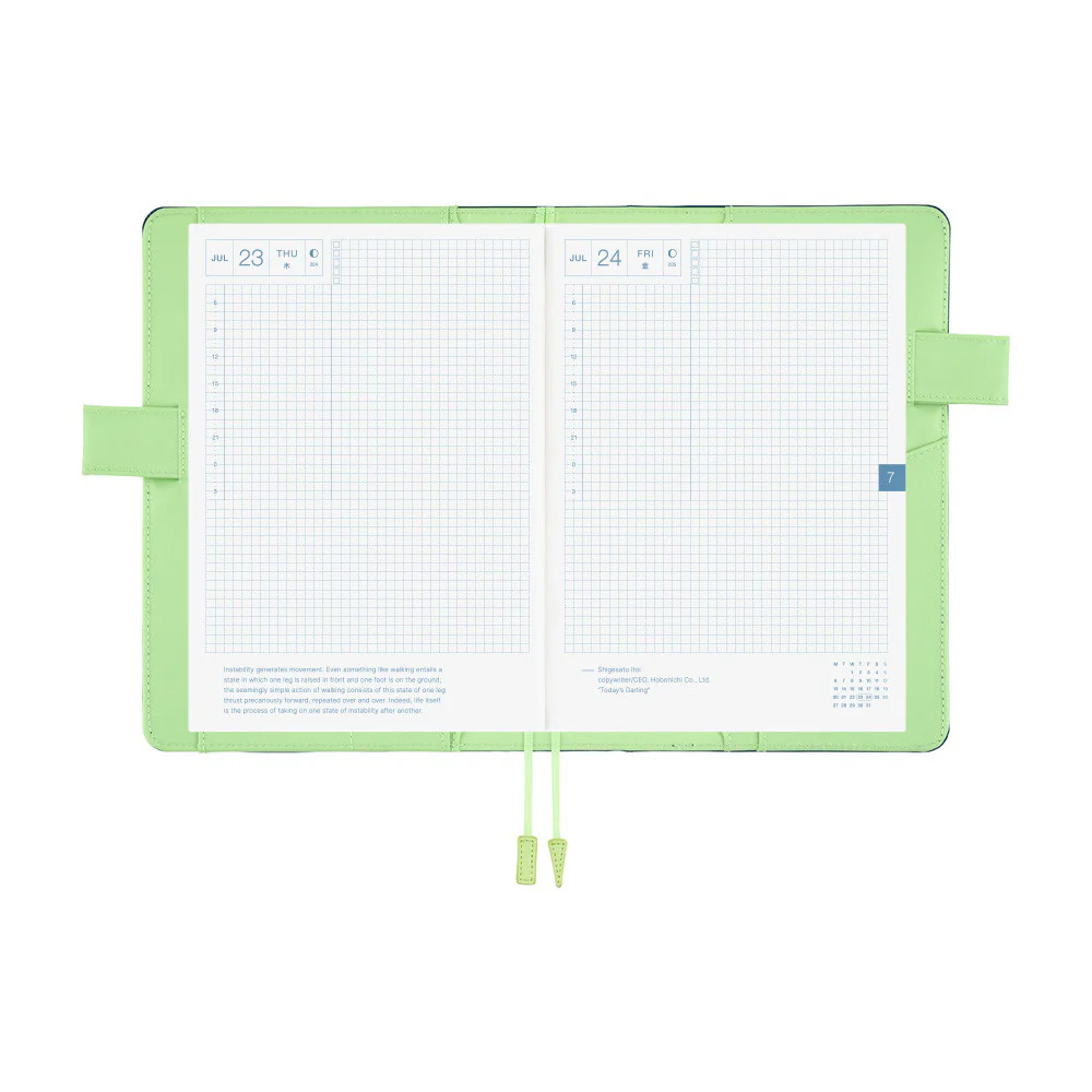 Okładka na kalendarz Hobonichi Techo A5 | Colors: Ivy Forest - Image 9