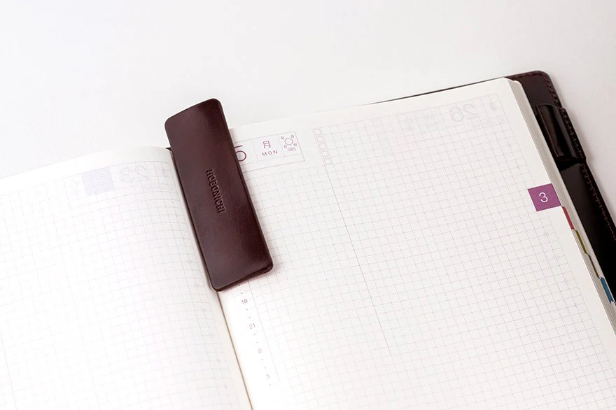 Okładka na kalendarz Hobonichi Techo A5 | Leather: Taut (Bordeaux) - Image 7