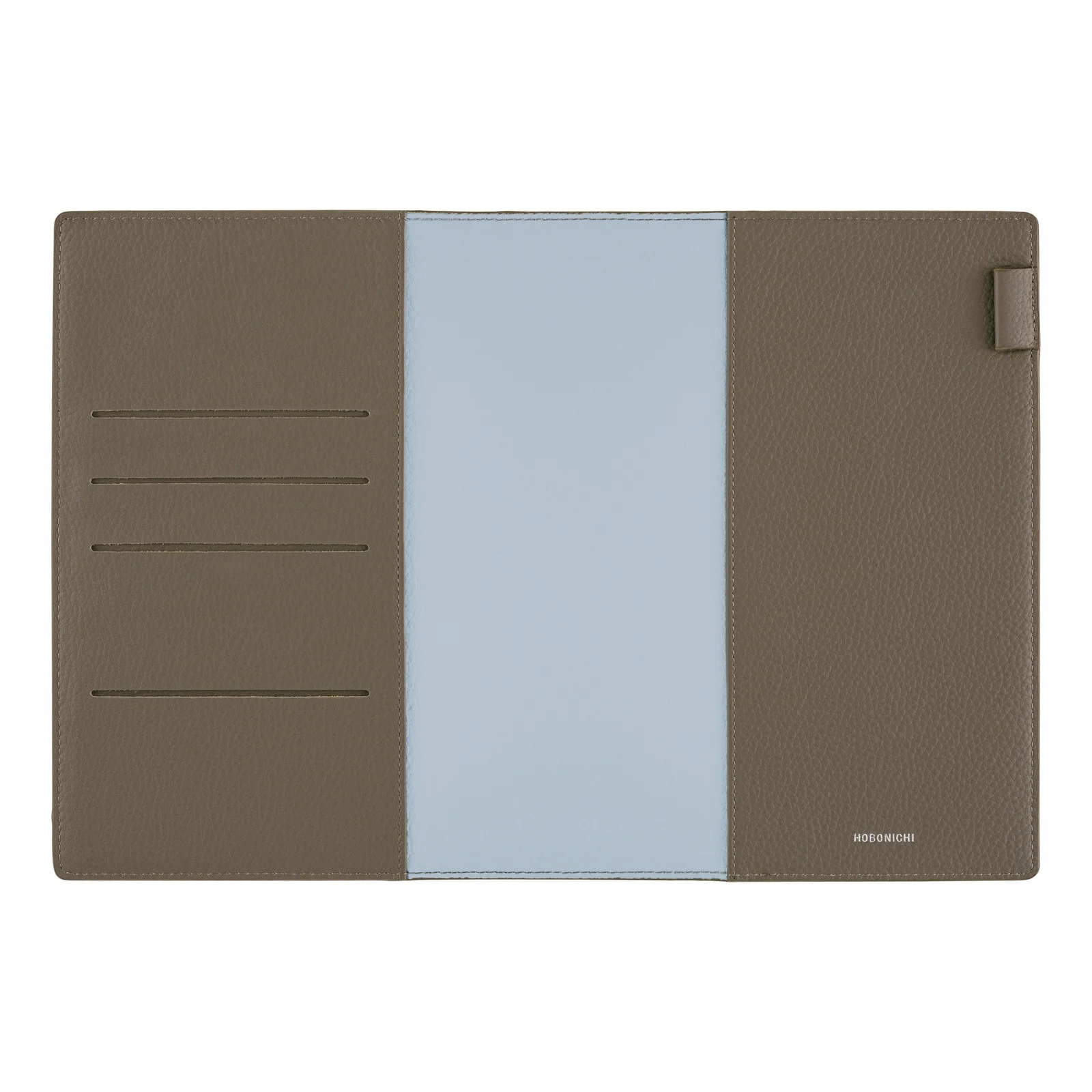 Okładka na kalendarz Hobonichi Techo A5 | Leather: Taut ( Grey & Light Blue) - Image 5