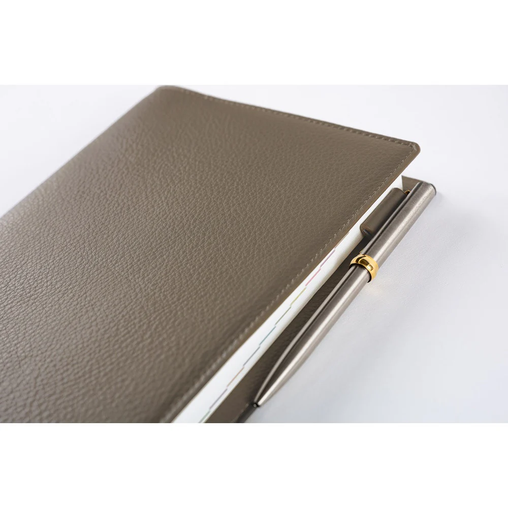 Okładka na kalendarz Hobonichi Techo A5 | Leather: Taut ( Grey & Light Blue) - Image 7