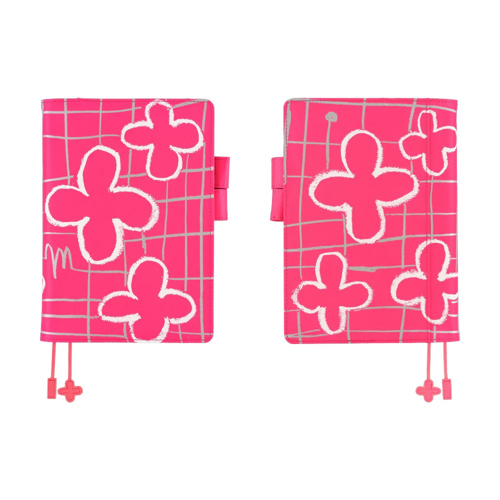 Okładka na kalendarz Hobonichi Techo A5 | Makoto Matsubayashi: Pink Flowers - Image 2