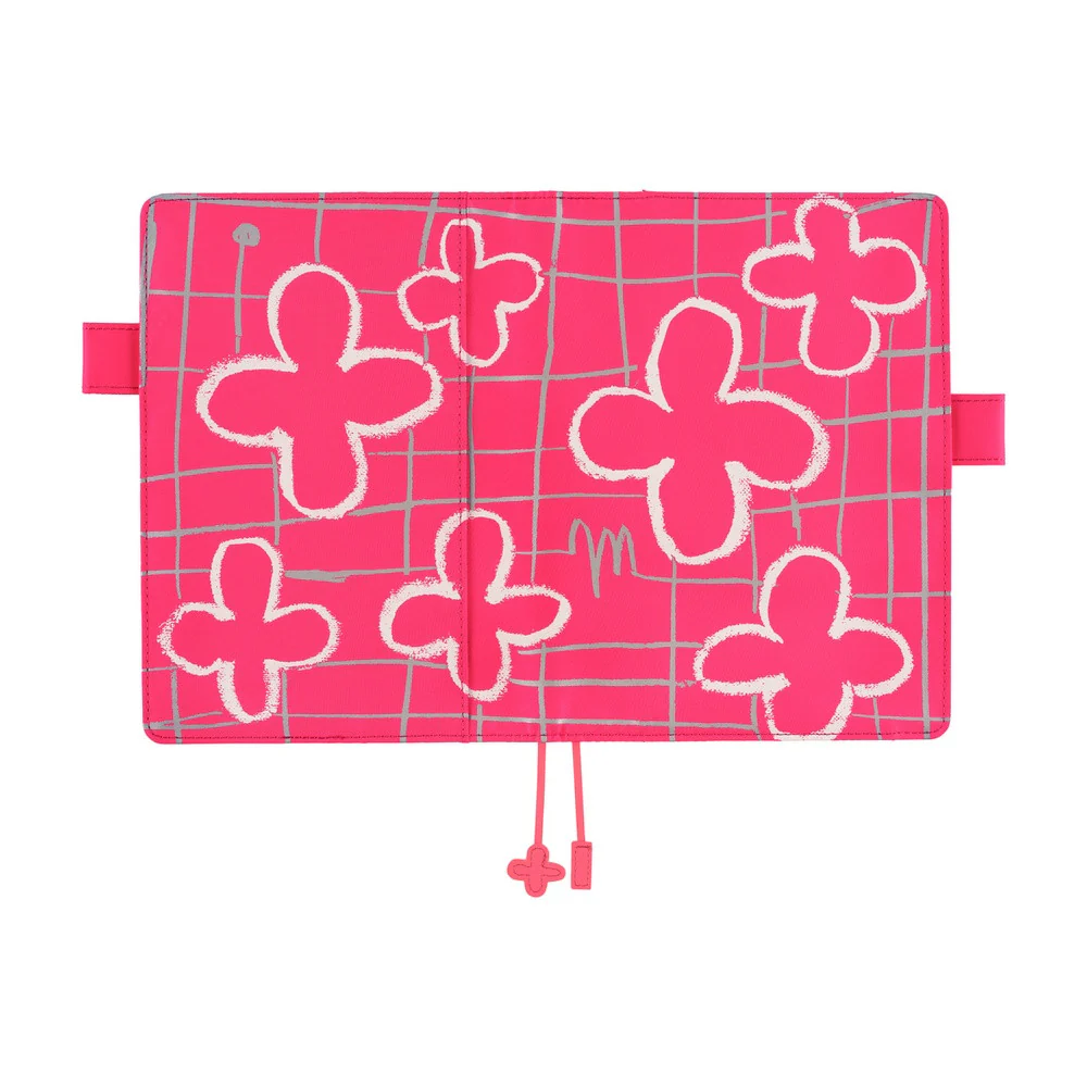 Okładka na kalendarz Hobonichi Techo A5 | Makoto Matsubayashi: Pink Flowers - Image 4
