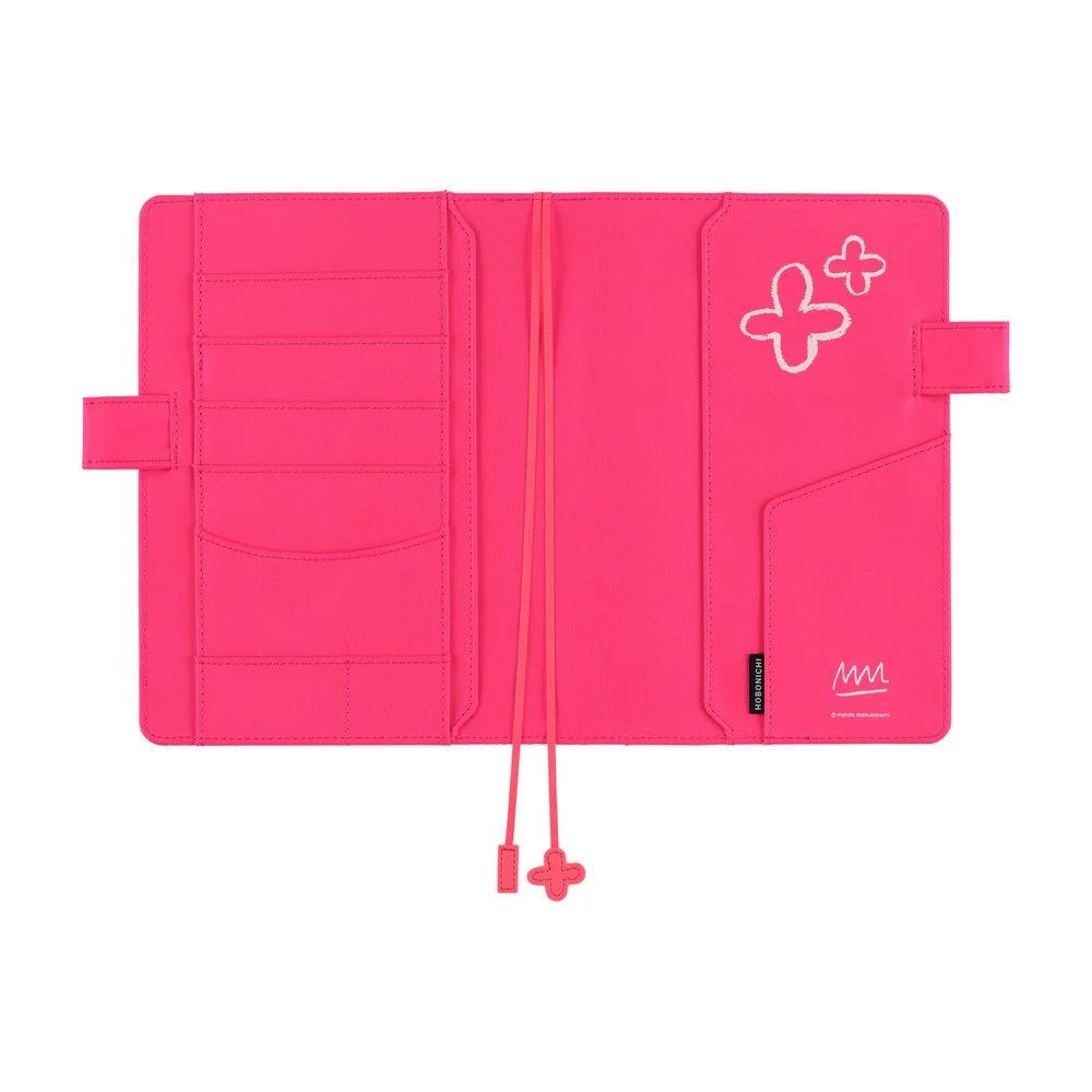 Okładka na kalendarz Hobonichi Techo A5 | Makoto Matsubayashi: Pink Flowers - Image 5