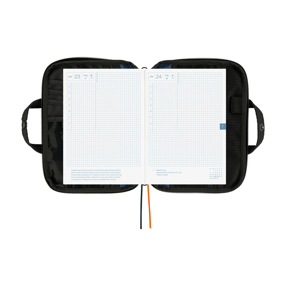 Okładka na kalendarz Hobonichi Techo A5 | POTR: Stroll (Black) - Image 11