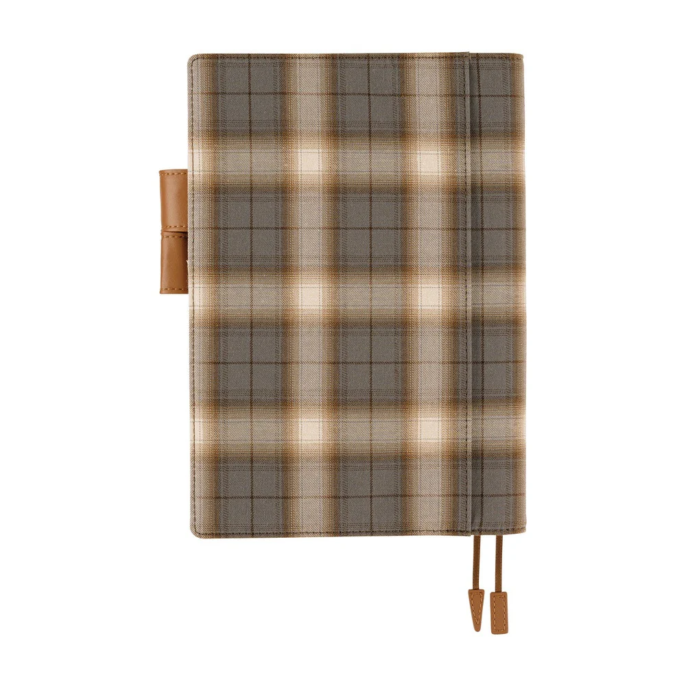Okładka na kalendarz Hobonichi Techo A5 | Shirt Fabric: Foggy Plaid - Image 3