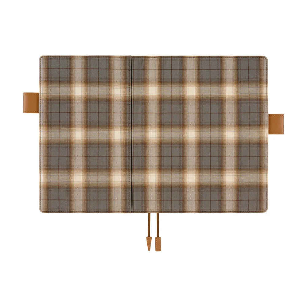 Okładka na kalendarz Hobonichi Techo A5 | Shirt Fabric: Foggy Plaid - Image 4