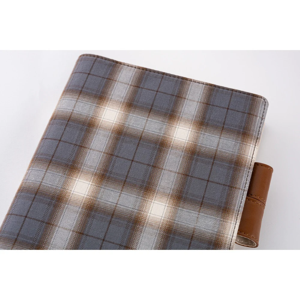 Okładka na kalendarz Hobonichi Techo A5 | Shirt Fabric: Foggy Plaid - Image 6