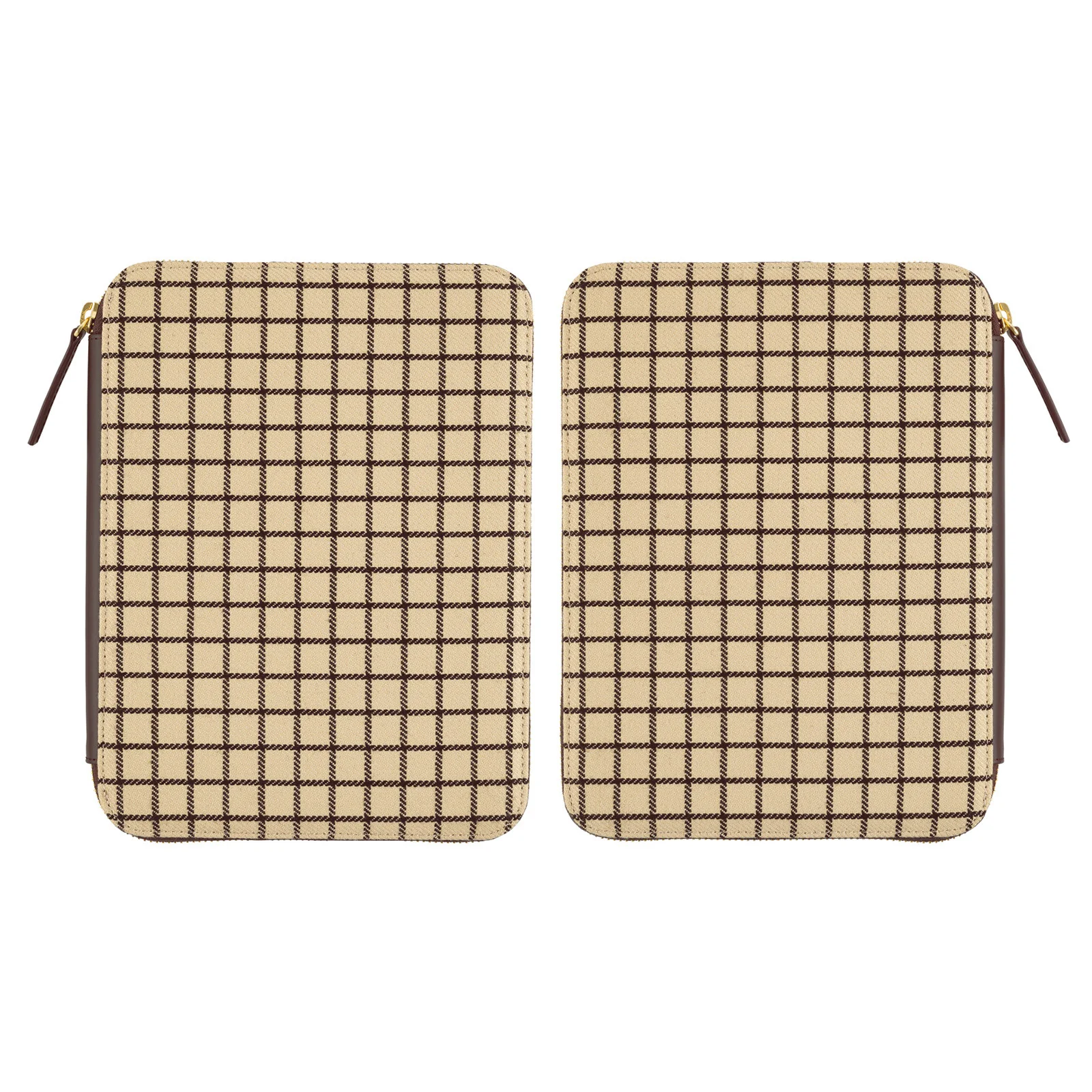 Okładka na kalendarz Hobonichi Techo A5 | Taut Zipped (Café au Lait Plaid) - Image 3