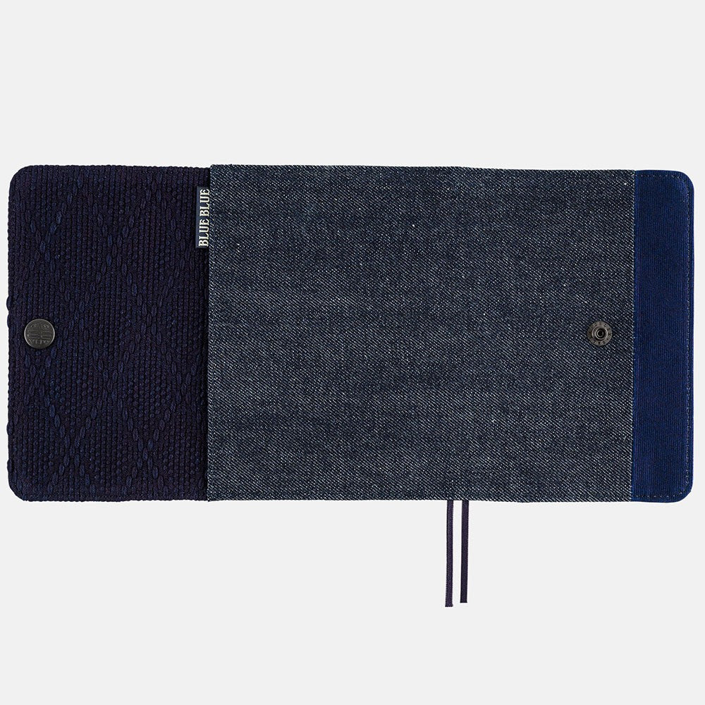 Okładka na kalendarz Hobonichi Techo A6 | Blue Blue: Indigo Book Sashiko - Image 3