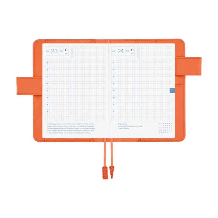 Okładka na kalendarz Hobonichi Techo A6 | Colors: Airy Flamingo - Image 8